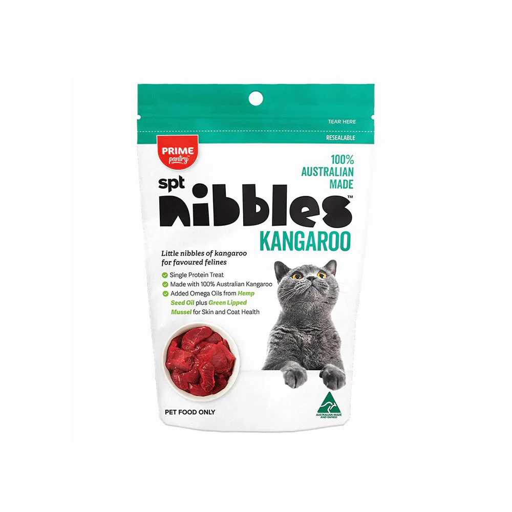 PRIME100 Pantry Nibbles Kangaroo Cat Treats 40g
