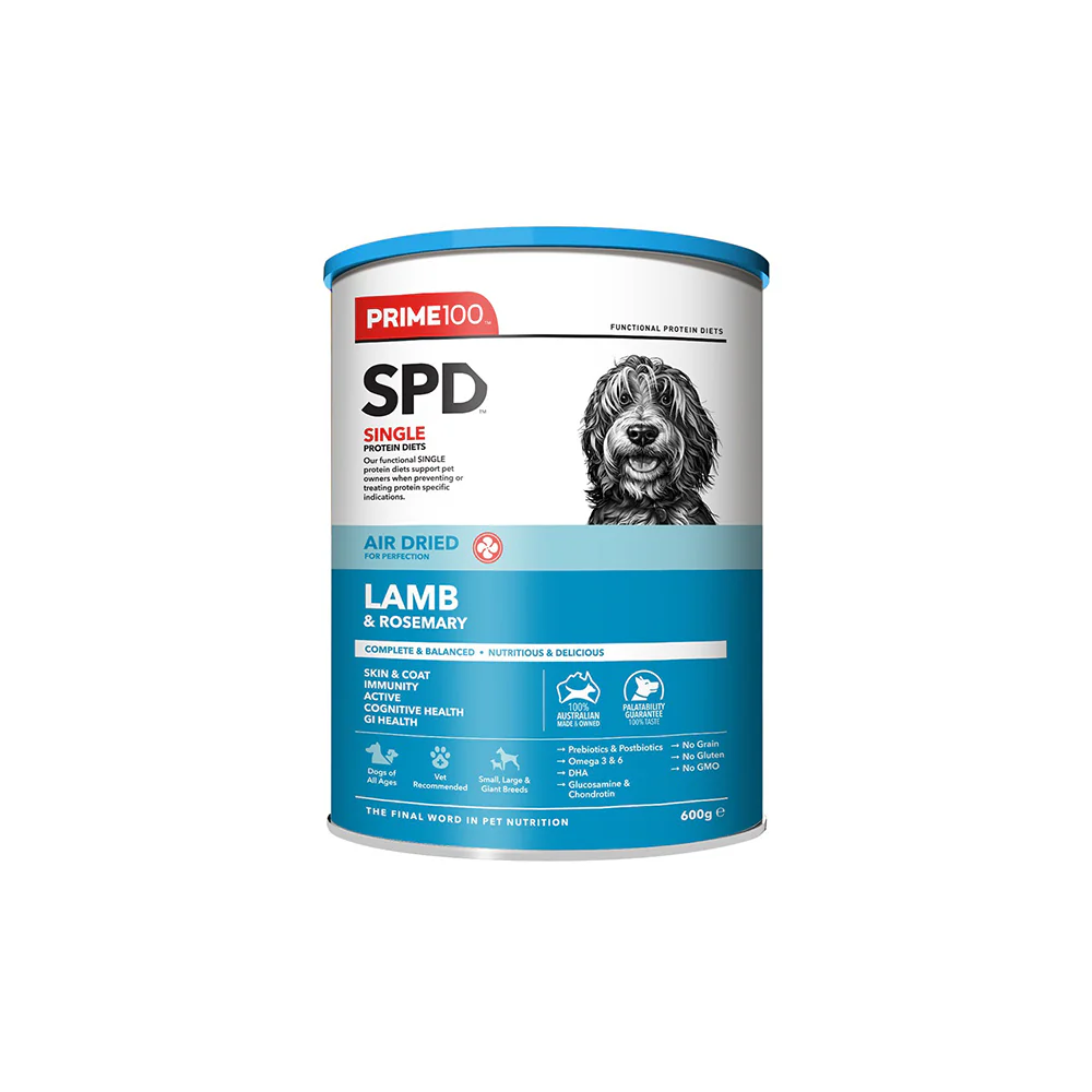 PRIME100 SPD Air Dried Lamb & Rosemary Adult Dog Food 600g - Image 2