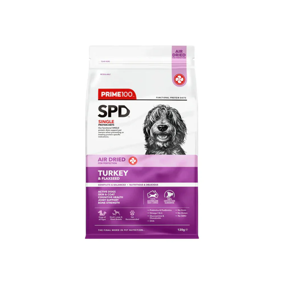 PRIME100 SPD Air Dried Turkey & Flaxseed Dog Food - Image 6