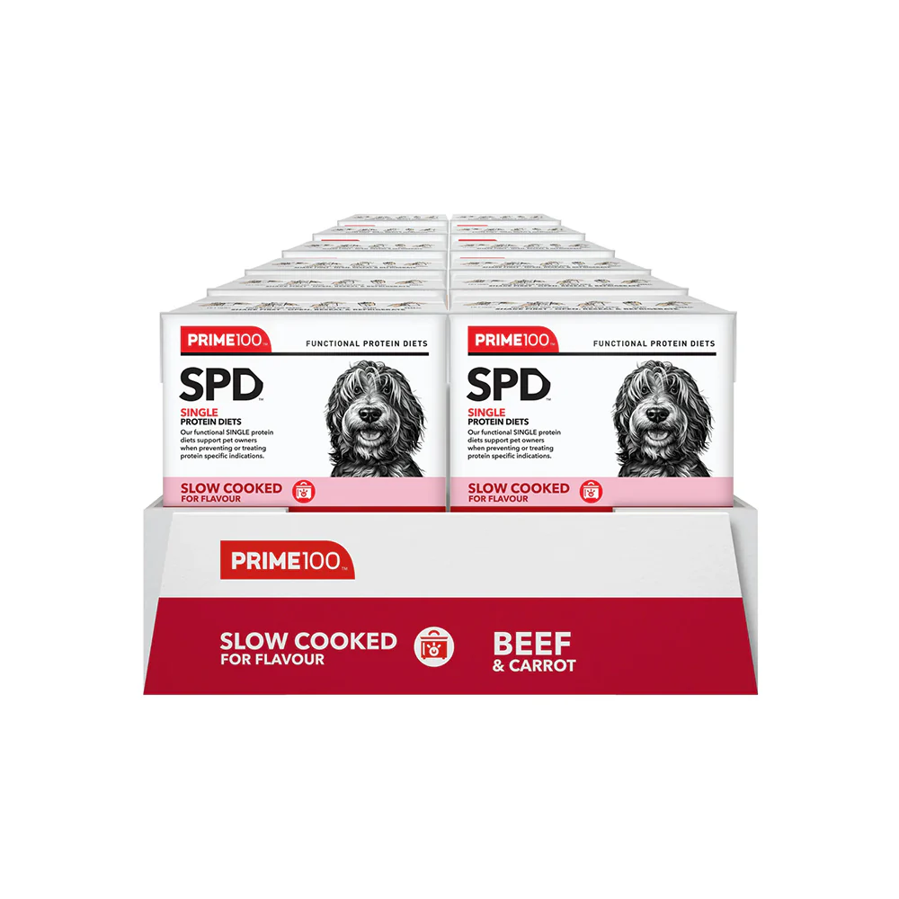 PRIME100 SPD Slow Cooked Beef & Carrot Wet Dog Food 354g - Image 3