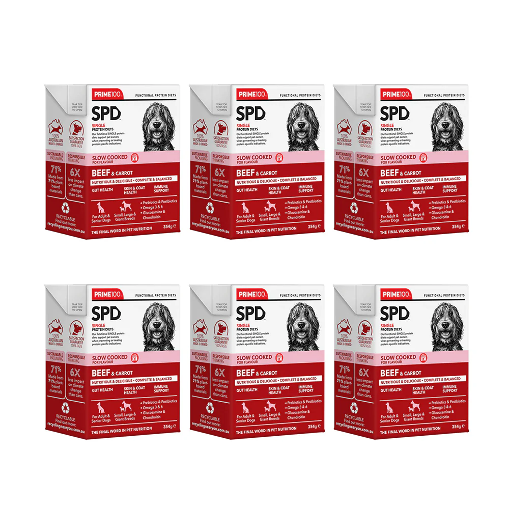 PRIME100 SPD Slow Cooked Beef & Carrot Wet Dog Food 354g - Image 5