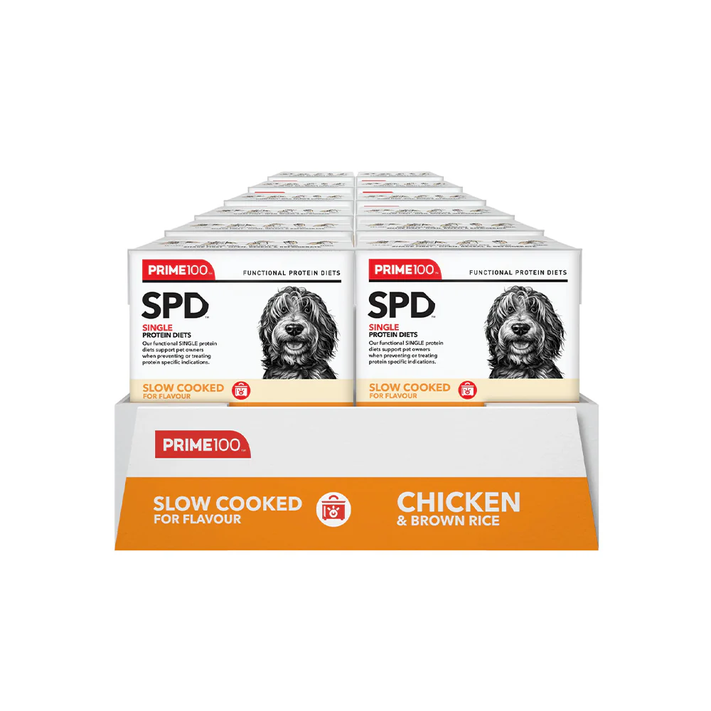 PRIME100 SPD Slow Cooked Chicken & Brown Rice Wet Dog Food 354g - Image 7