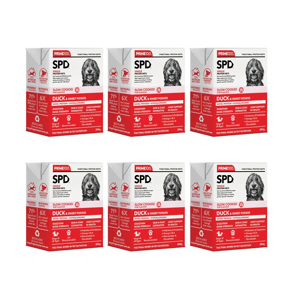PRIME100 SPD Slow Cooked Duck & Sweet Potato Wet Dog Food 354g - Image 9