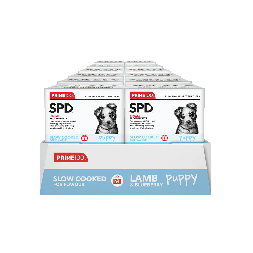 PRIME100 SPD Slow Cooked Lamb & Blueberry Puppy Wet Dog Food 354g - Image 8