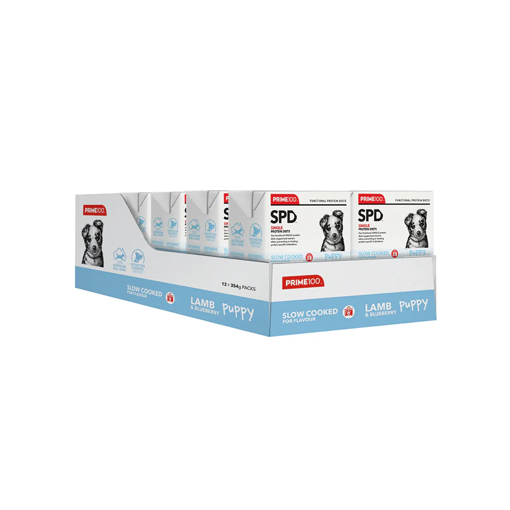 PRIME100 SPD Slow Cooked Lamb & Blueberry Puppy Wet Dog Food 354g - Image 9