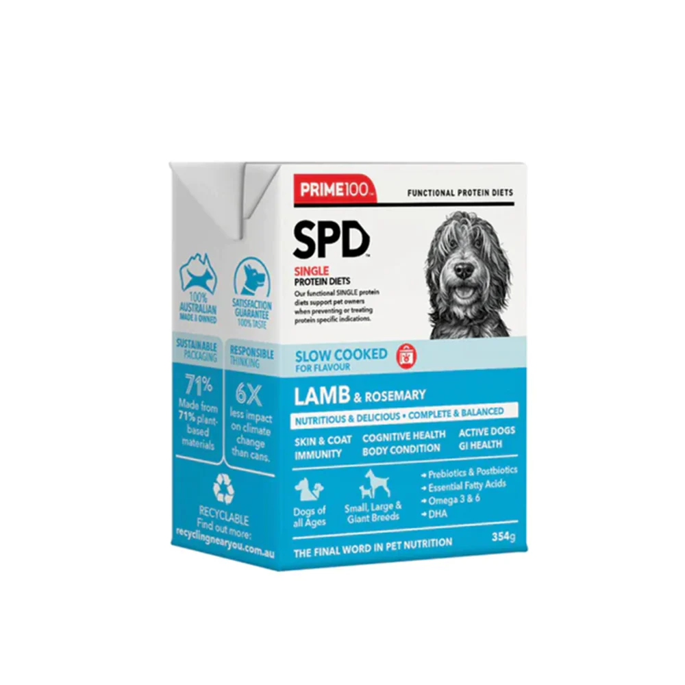 PRIME100 SPD Slow Cooked Lamb & Rosemary Wet Dog Food 354g - Image 2