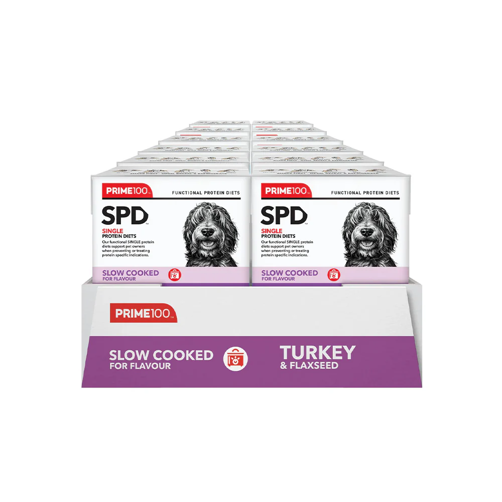 PRIME100 SPD Slow Cooked Turkey & Flaxseed Wet Dog Food 354g - Image 9