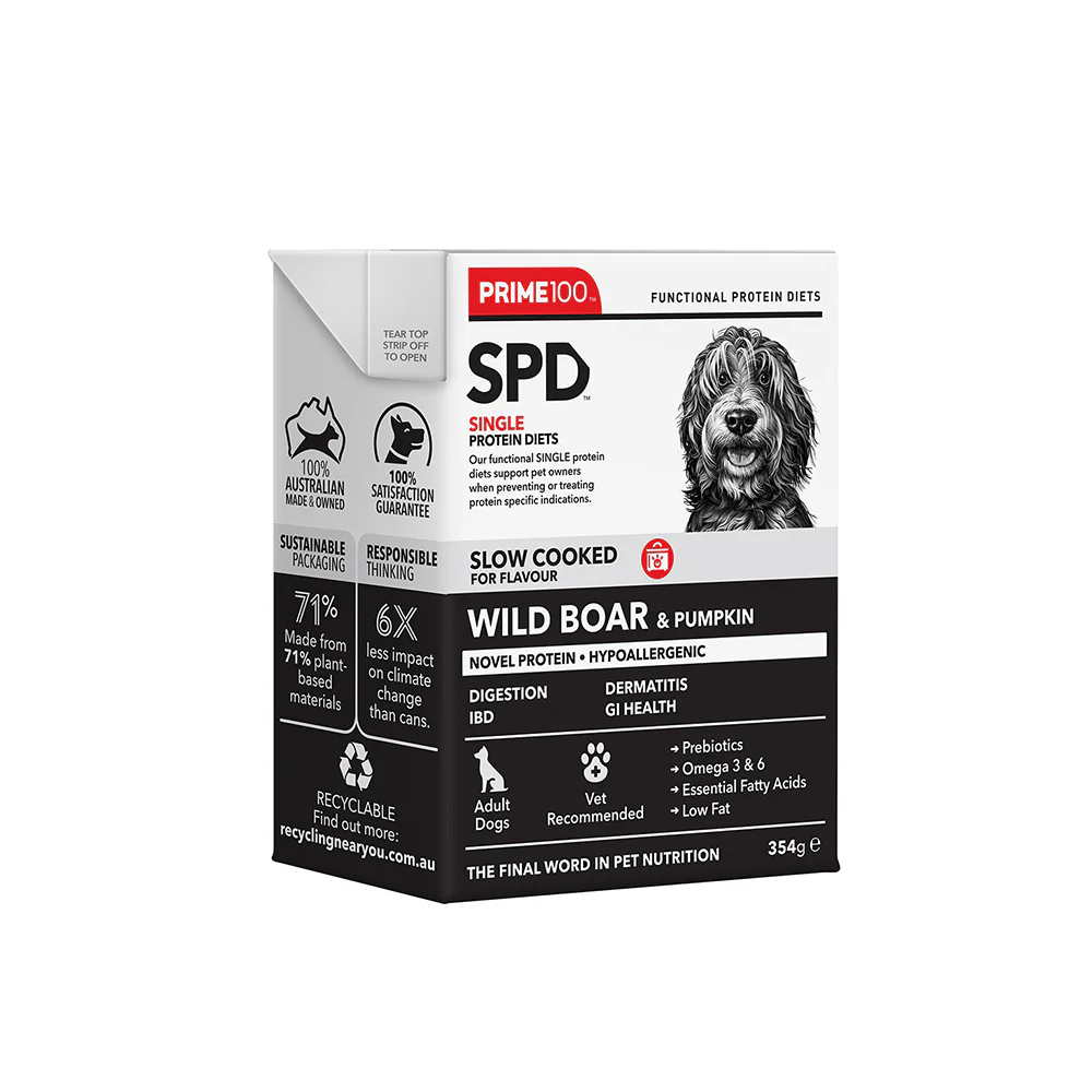 PRIME100 SPD Slow Cooked Wild Boar & Pumpkin Wet Dog Food 354g - Image 2