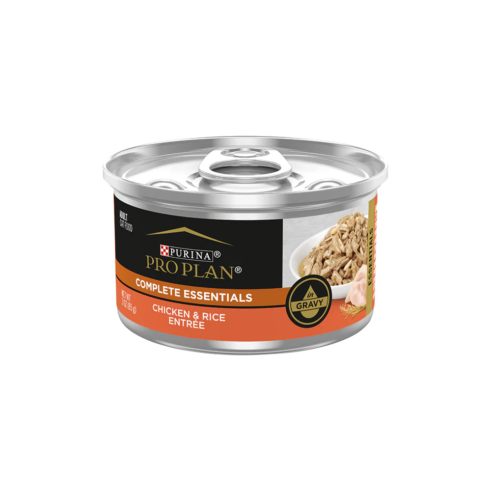 PRO PLAN Chicken & Rice Entrée In Gravy Wet Cat Food