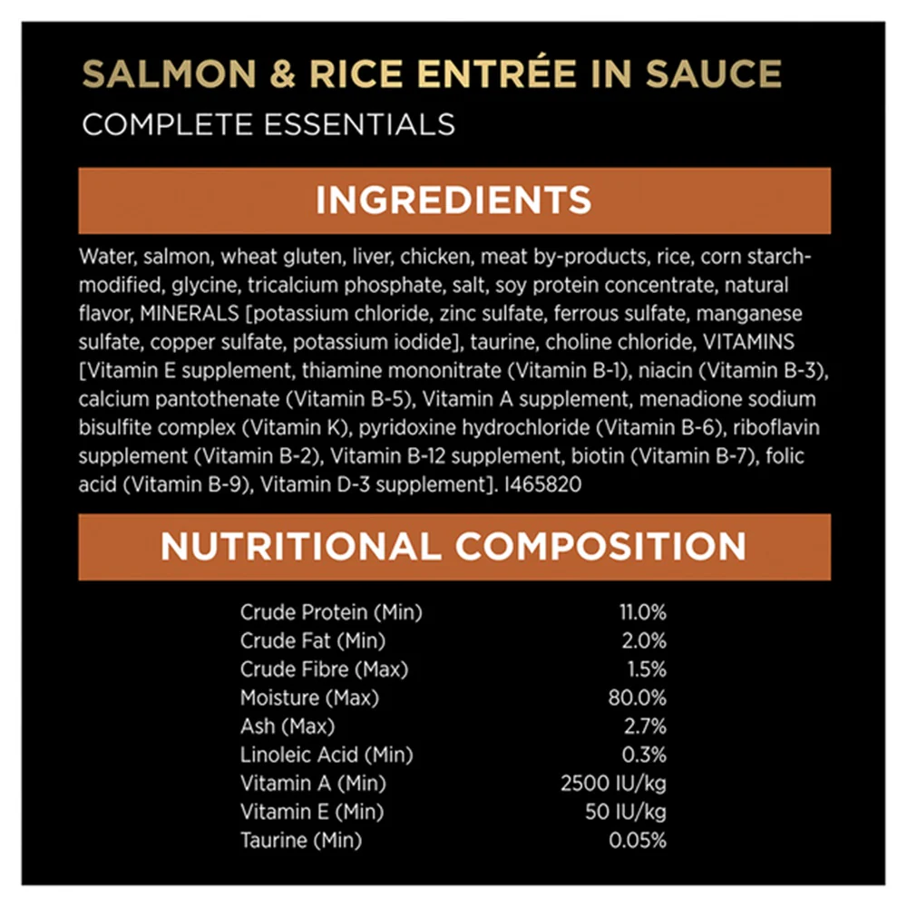 PRO PLAN Complete Essentials Tuna & Salmon Seafood Variety Pack Wet Cat Food 85gx12 - Image 5
