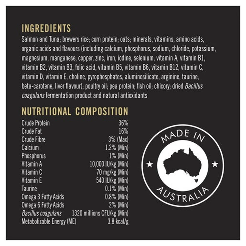 PRO PLAN Sensitive Skin & Stomach Salmon & Tuna Formula Dry Cat Food 1.5kg - Image 3