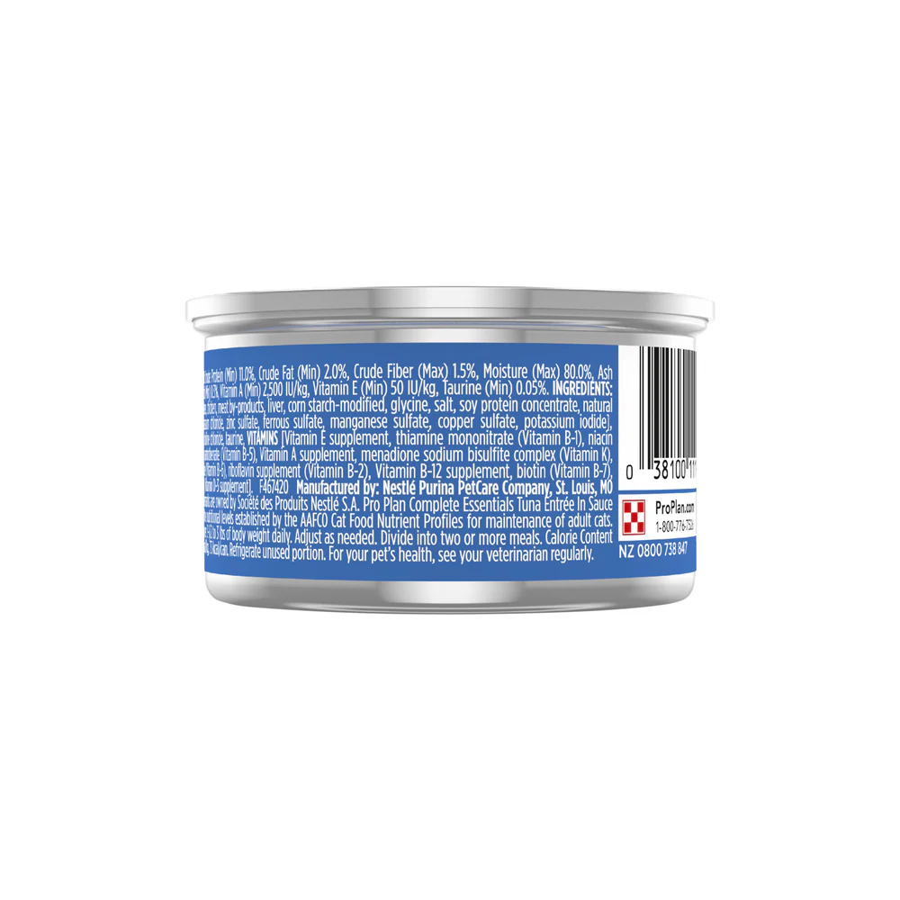 PRO PLAN Tuna Entrée in Sauce Wet Cat Food 85g - Image 2