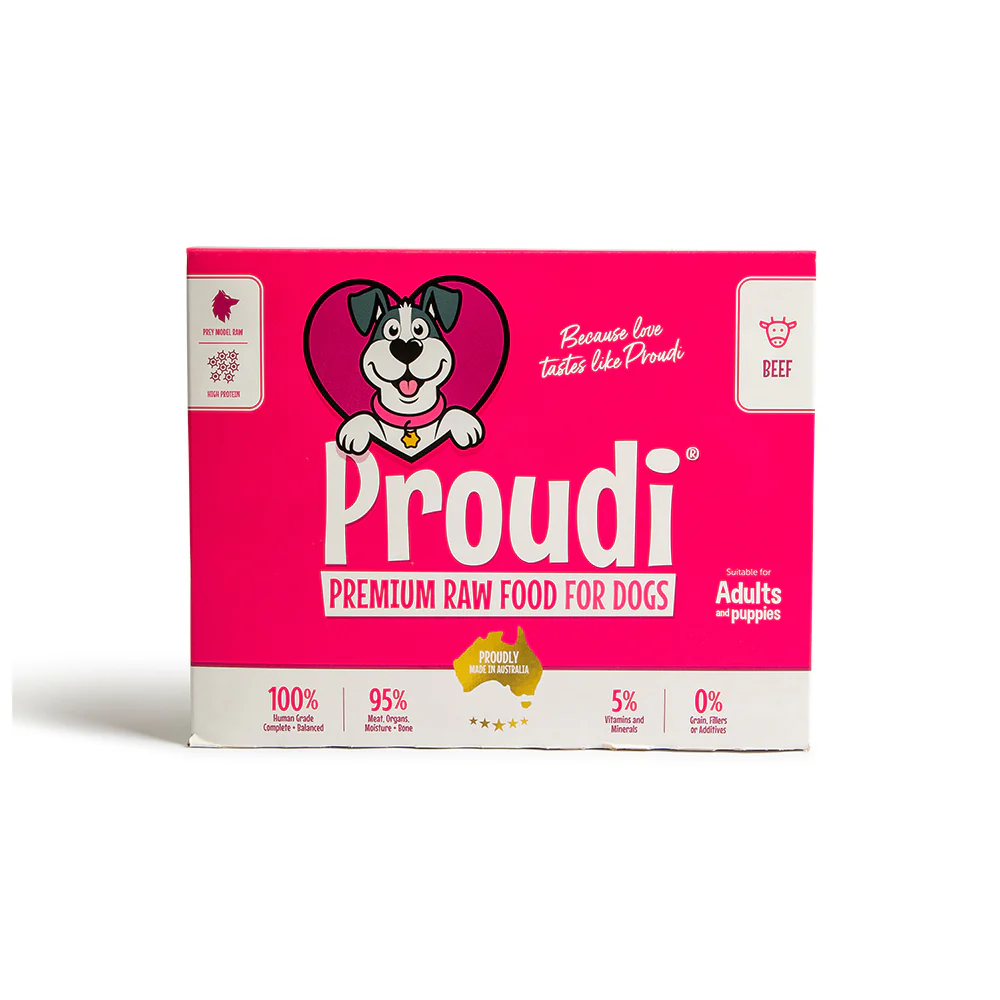 PROUDI Premium Frozen Beef Raw Dog Food 2.4Kg - Image 6