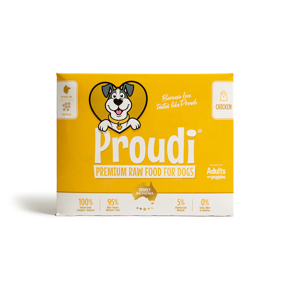 PROUDI Premium Frozen Chicken Raw Dog Food 2.4Kg - Image 6