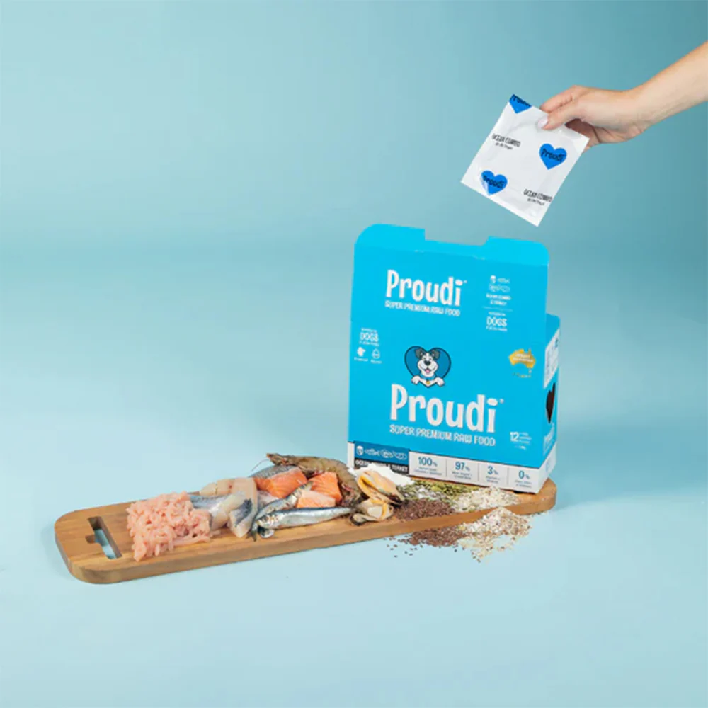 PROUDI Premium Frozen Ocean Combo & Turkey Raw Dog Food 2.4kg - Image 7