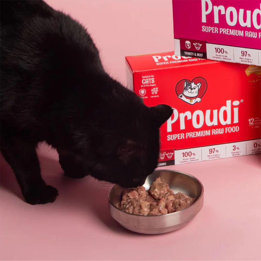 PROUDI Premium Frozen Red Combo Raw Cat Food 1.08kg - Image 8