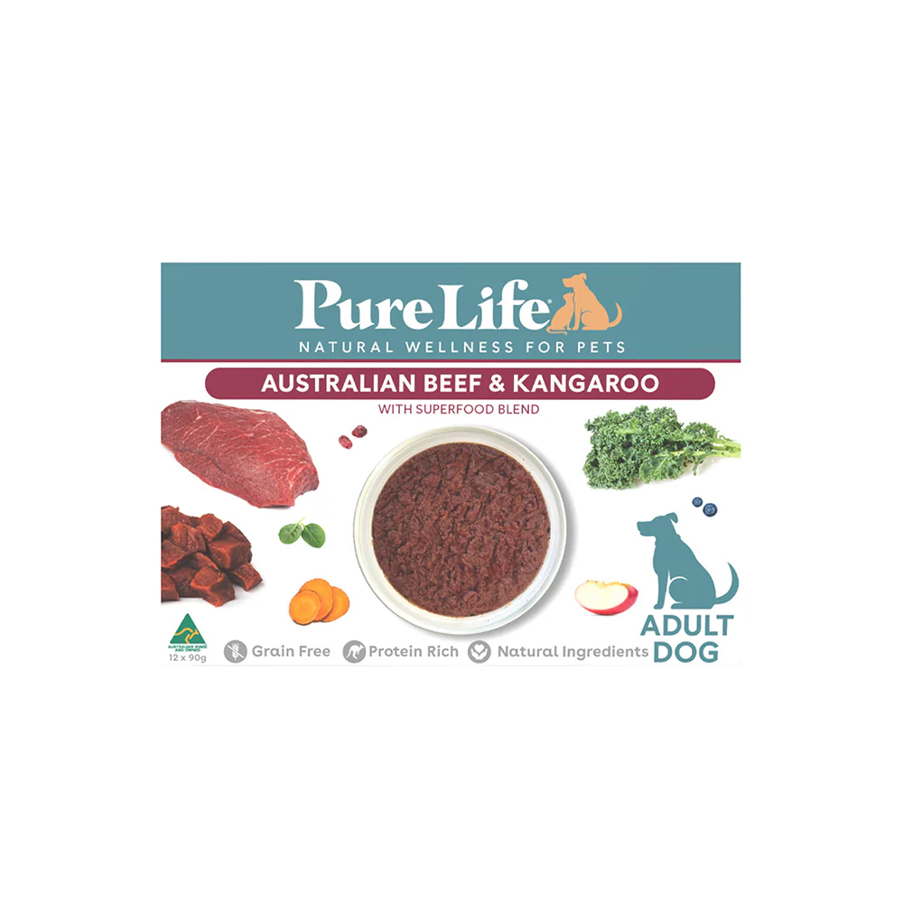 PURE LIFE Australia Beef & Kangaroo Pate Wet Dog Food - Image 2