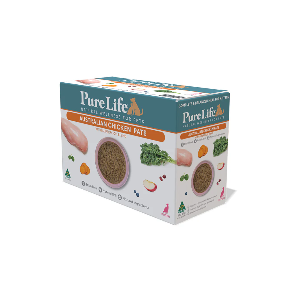 PURE LIFE Australia Chicken Pate Kitten Wet Cat Food