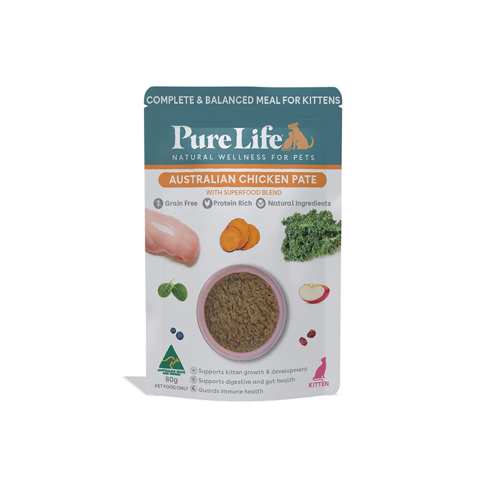 PURE LIFE Australia Chicken Pate Kitten Wet Cat Food - Image 2