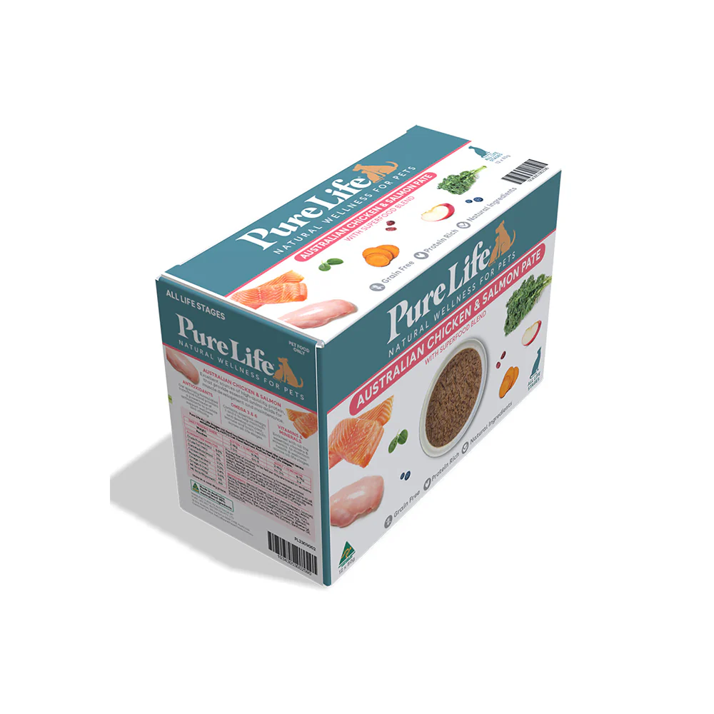 PURE LIFE Australia Chicken & Salmon Pate Wet Cat Food - Image 4