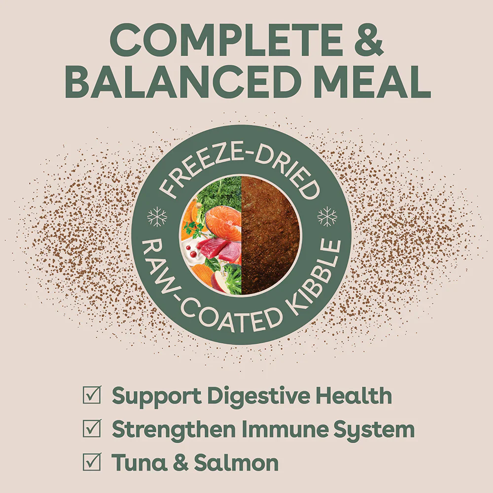 PURE LIFE Freeze-Dried Raw-Coated Tuna & Salmon Adult Dry Dog Food - Image 3