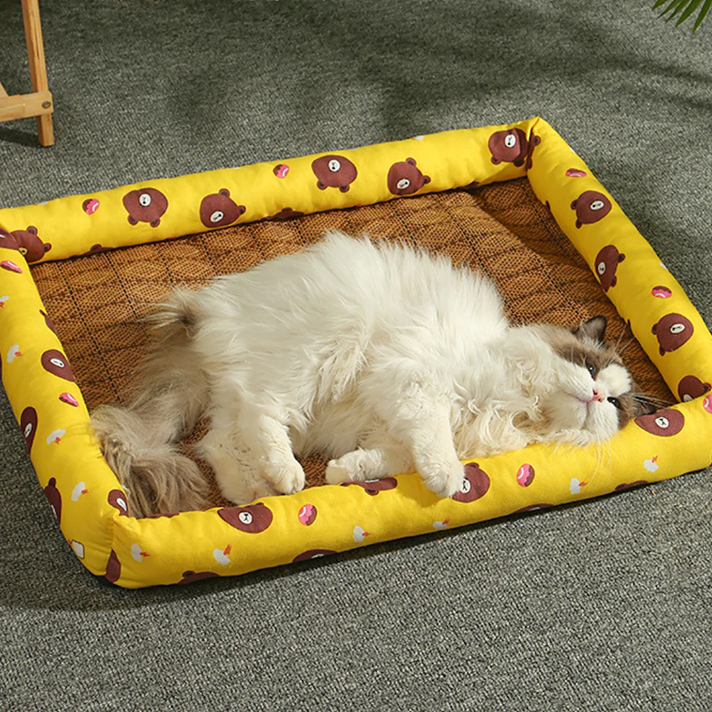 Rattan Cat Bed – Breathable Summer Cat Bed 54 × 44 cm - Image 4
