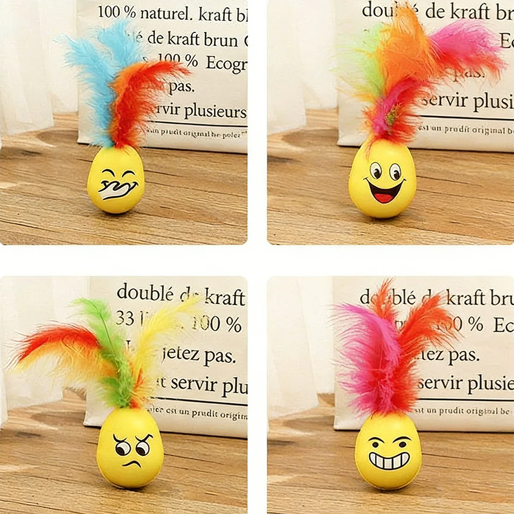 Roly-Poly Feather Interactive Cat Toy - Image 6