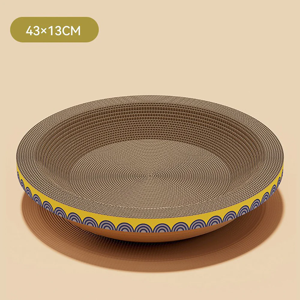 Round Upgrade Cat Scratcher - 43X43X13 cm - Image 2