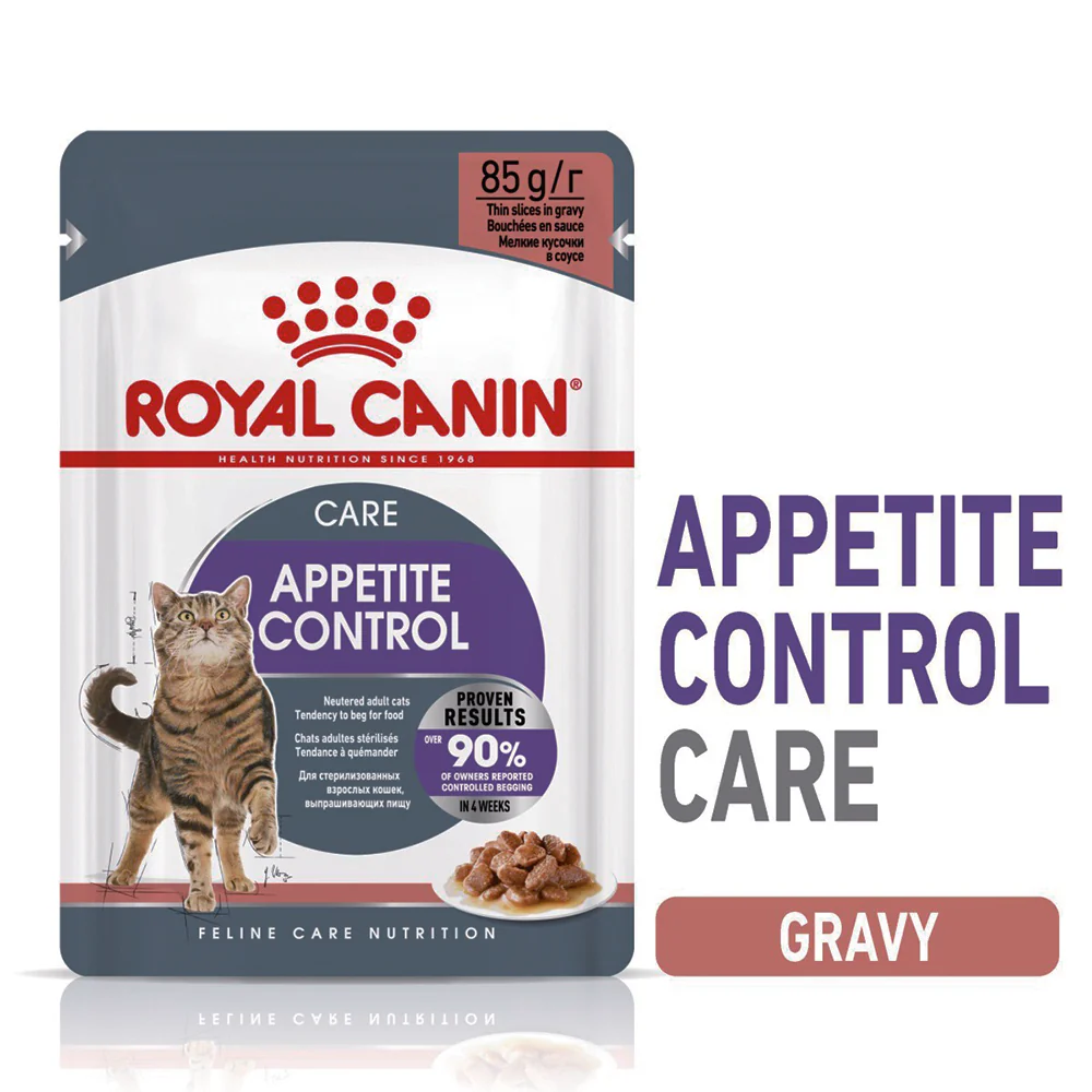 ROYAL CANIN Appetite Control Gravy Adult Wet Cat Food 85g/85gx12 - Image 3