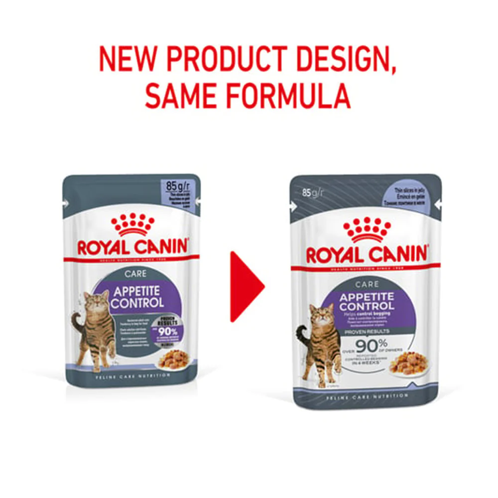 ROYAL CANIN Appetite Control Jelly Adult Wet Cat Food 85g - Image 2