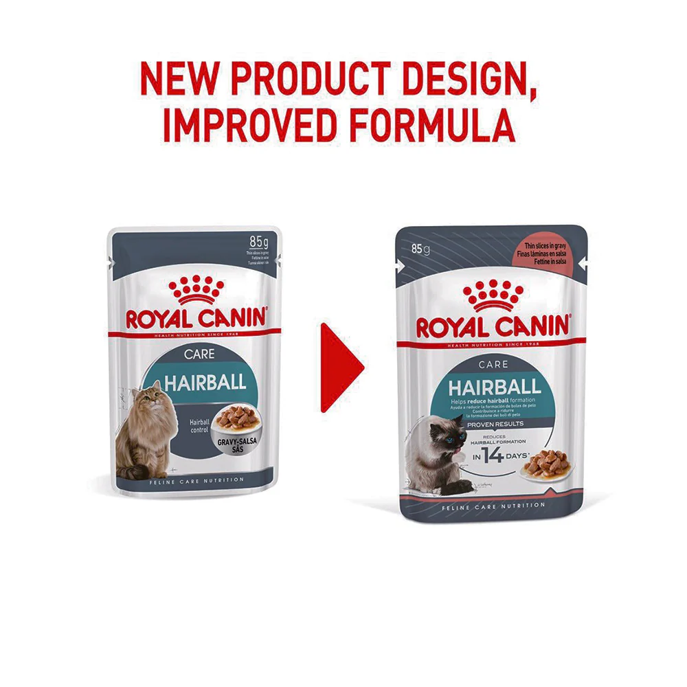 ROYAL CANIN Hairball Care Gravy Adult Wet Cat Food 85g - Image 2