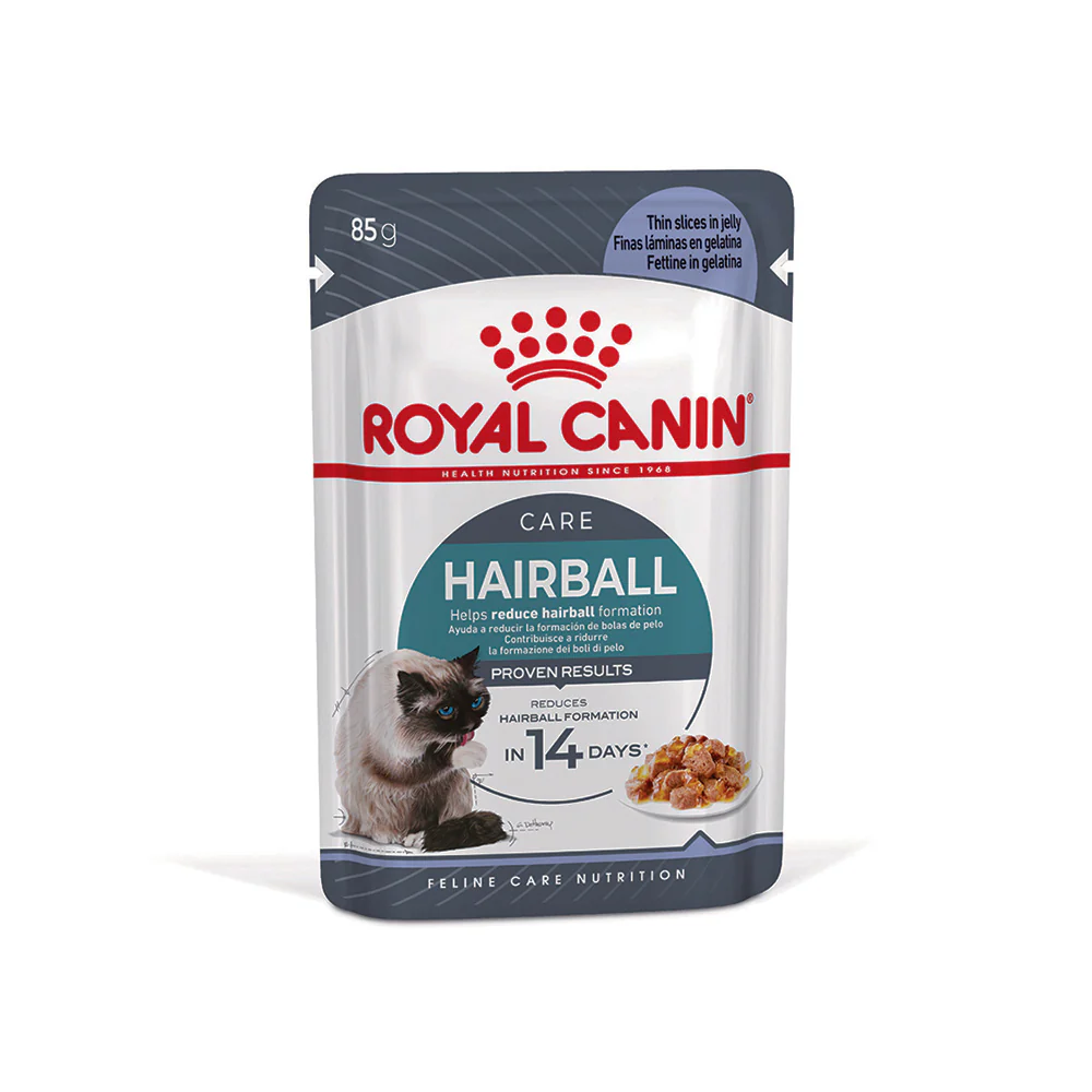 ROYAL CANIN Hairball Care Jelly Adult Wet Cat Food 85g - Image 2