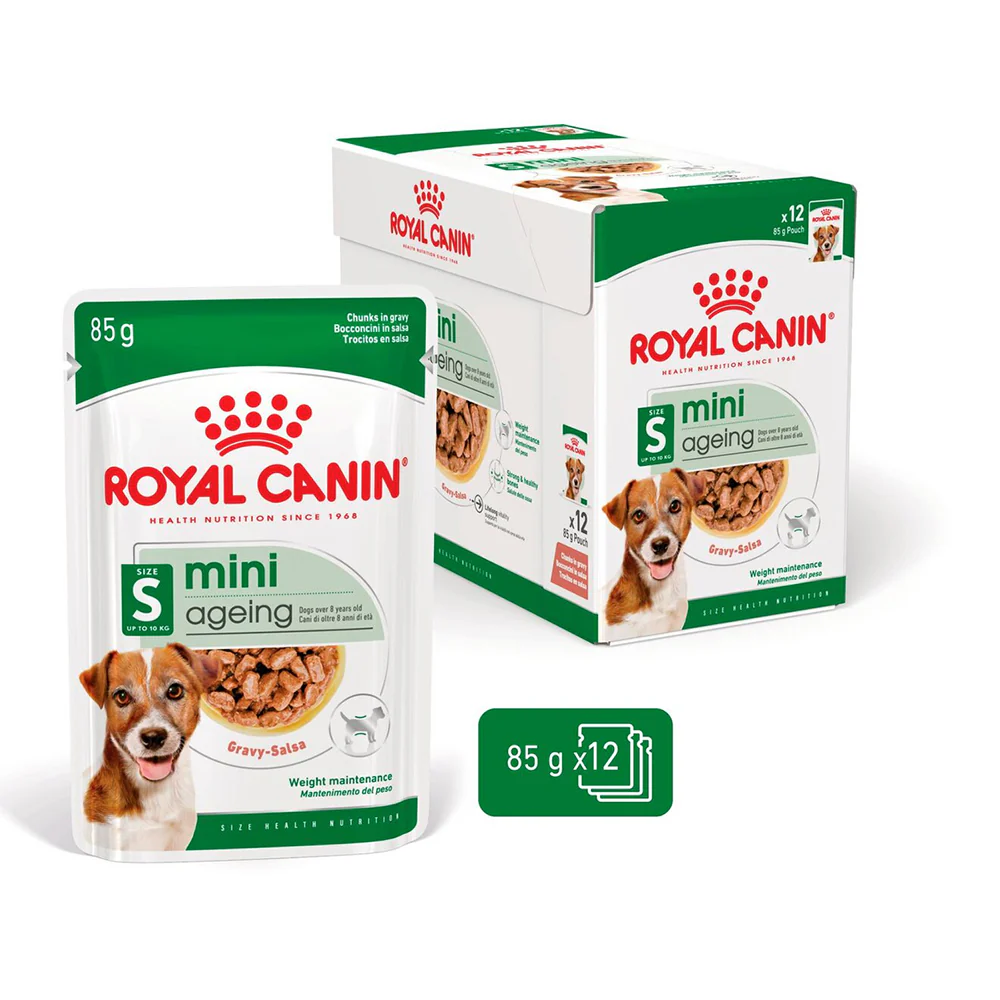 ROYAL CANIN Mini Ageing 12+ Wet Dog Food 85g x 12 - Image 3