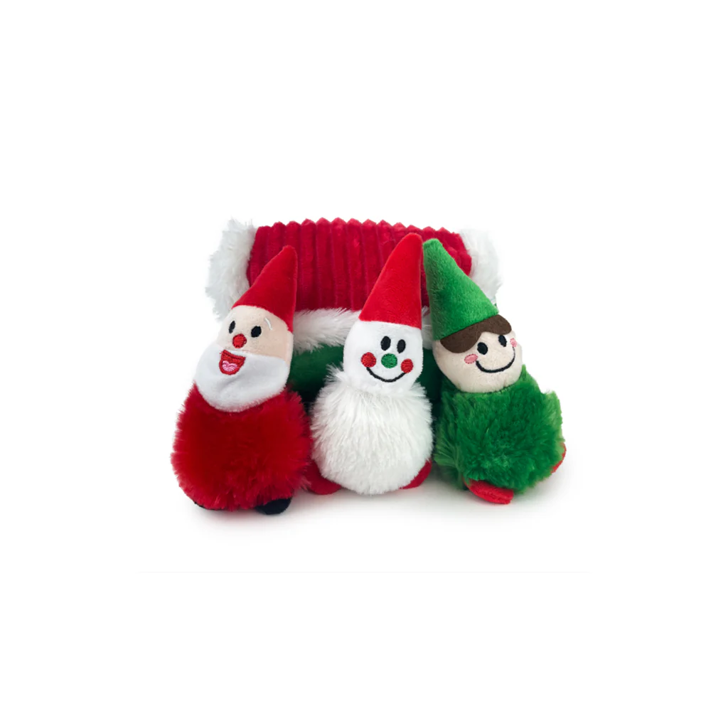RUFF PLAY Christmas Burrowing Santa House Dog Toy - Image 2