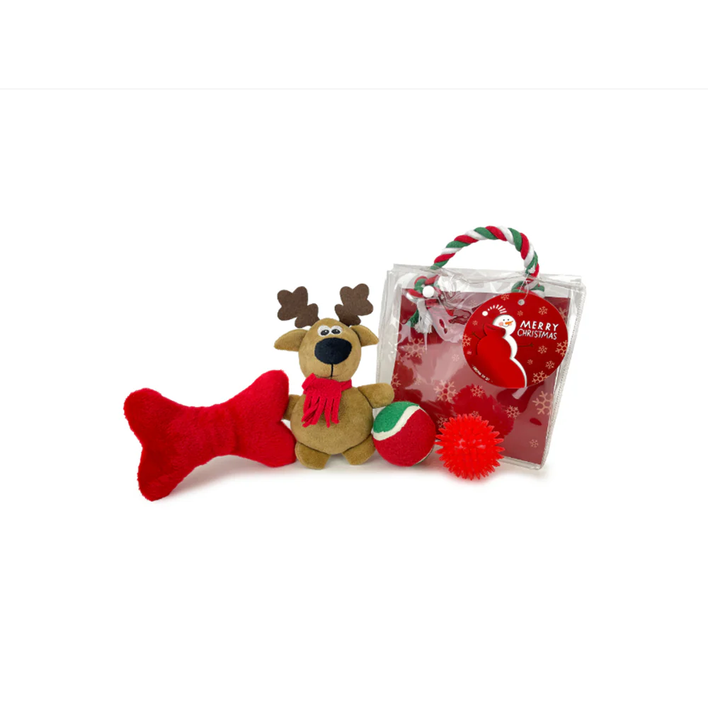 RUFF PLAY Christmas Dog Toy Set 5 Pack - Image 2