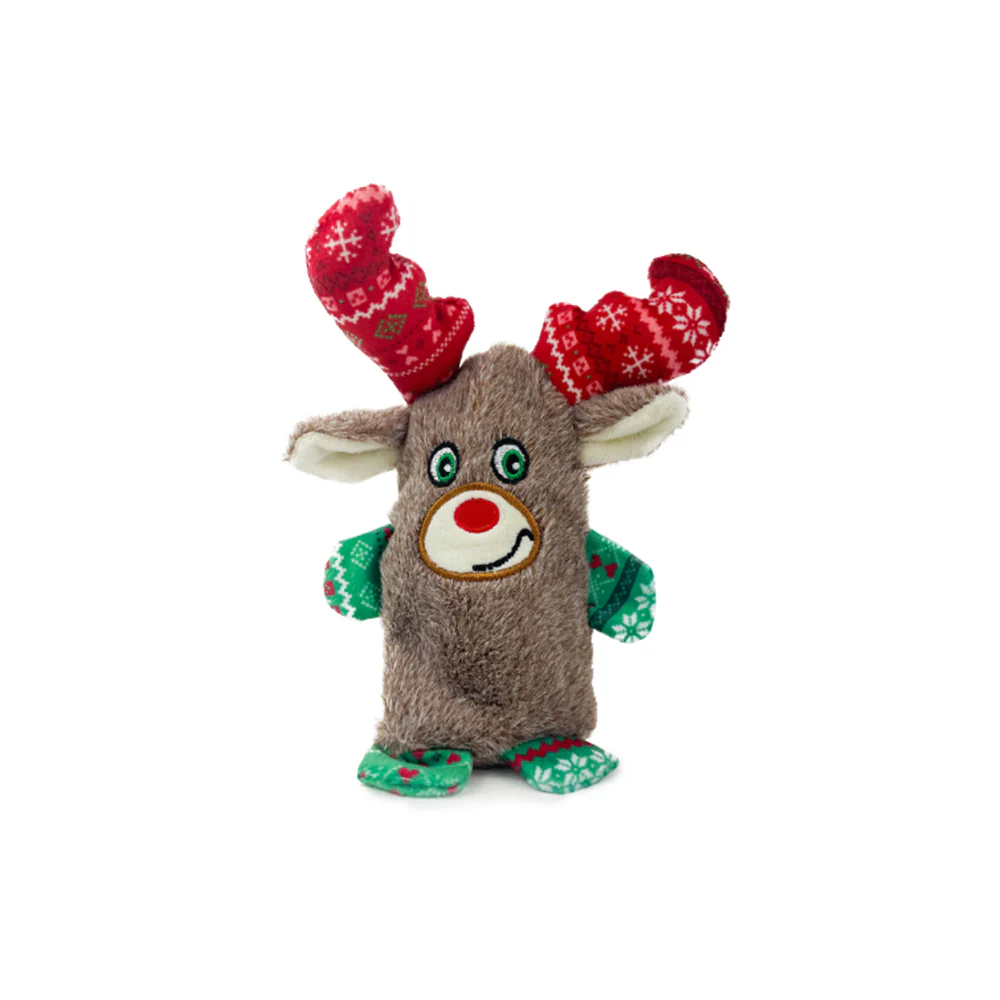 RUFF PLAY Christmas Squeak Moose Dog Toy - Image 2