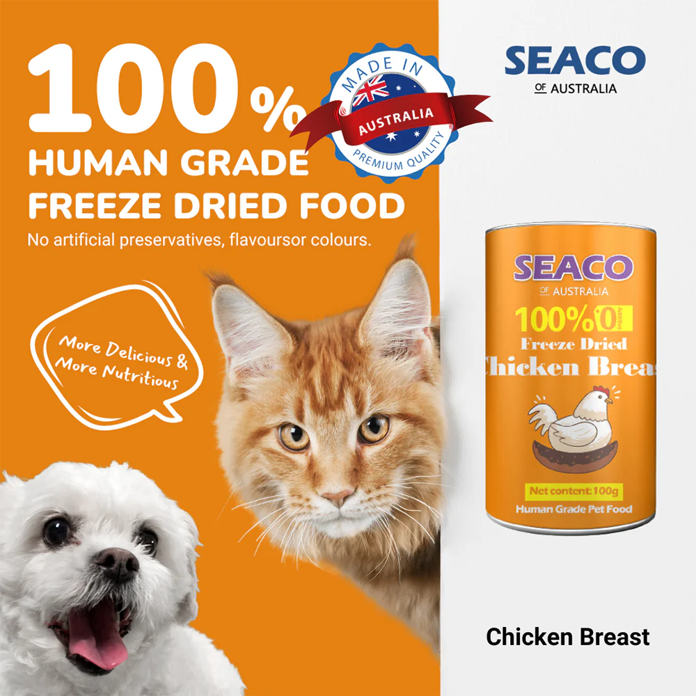 SEACO Chicken Breast Freeze Dried Pet Food 100g - Image 3