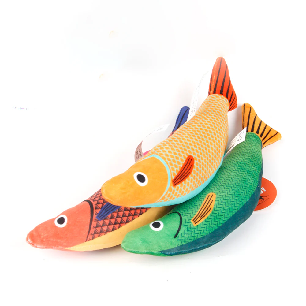 Seafood Green Fish Cat Catnip Toy - Image 3