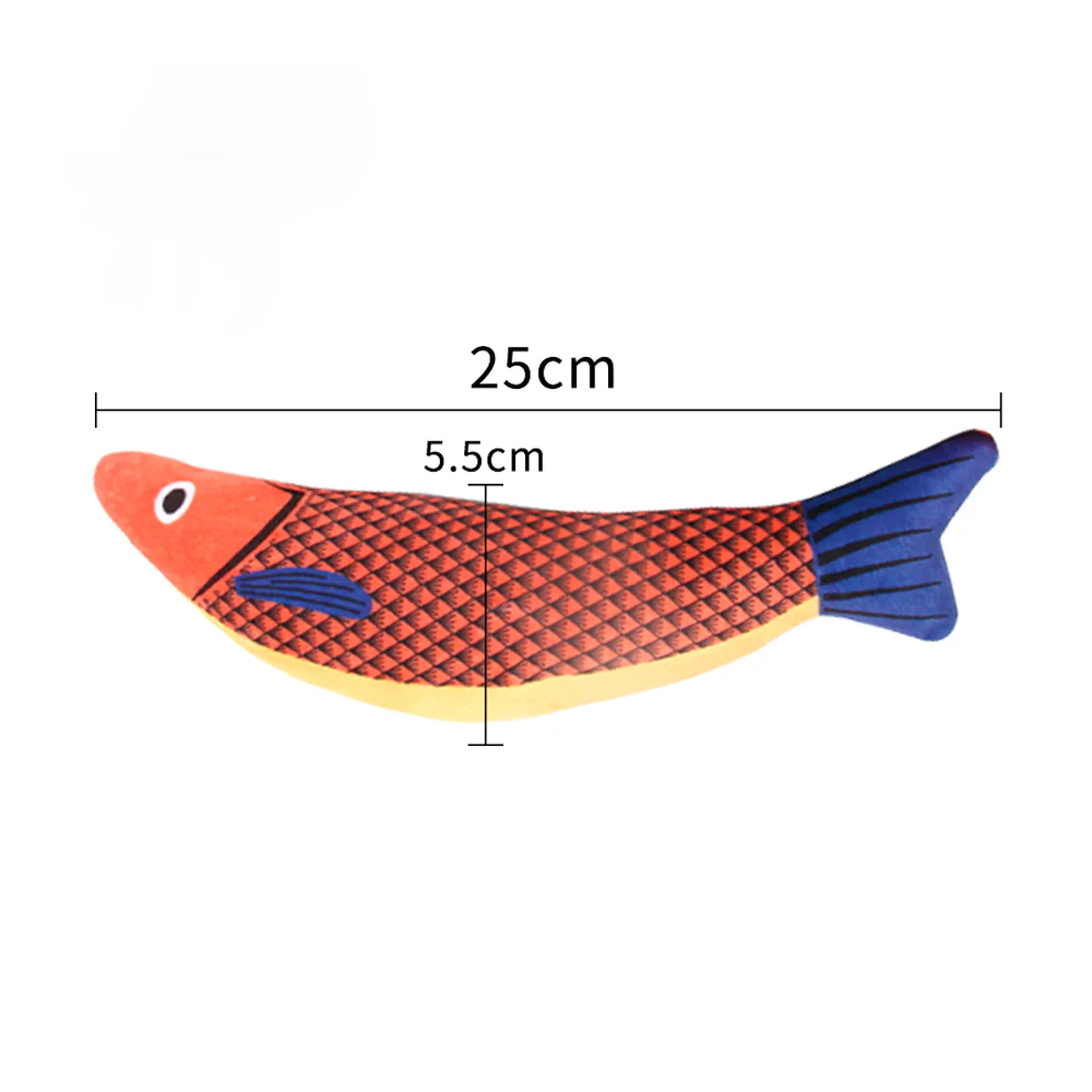 Seafood Orange Fish Cat Catnip Toy - Image 3