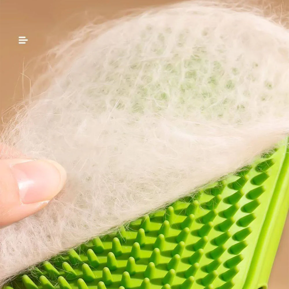 Silicone Cat Self Groomer – Corner & Furniture Mount Brush 1Pcs Random - Image 6