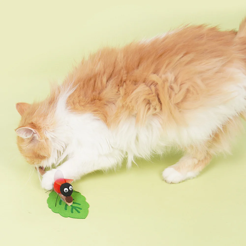 Silvervine Cat Teaser Wand – Interactive Dental Chew Toy - Image 9