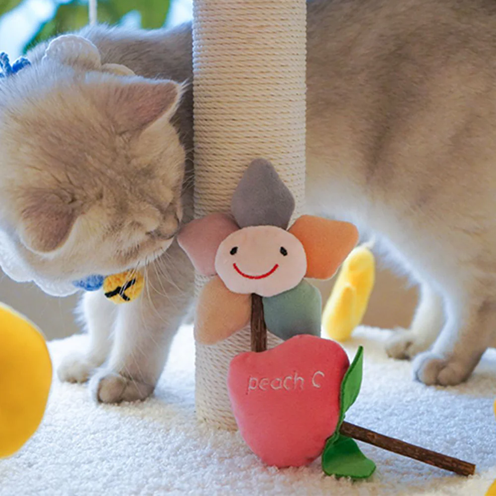 Silvervine Stick Cat Plush Toy - Image 4