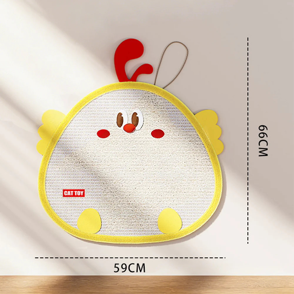 Sisal Wall-Mounted Cat Scratching Pad - Heavy Duty Anti-Shed Design (Velcro Fixing) - Image 10