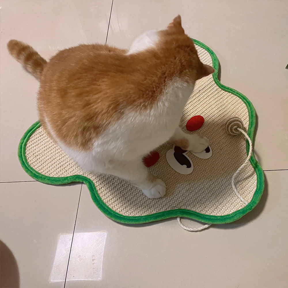 Sisal Wall-Mounted Cat Scratching Pad - Heavy Duty Anti-Shed Design (Velcro Fixing) - Image 14