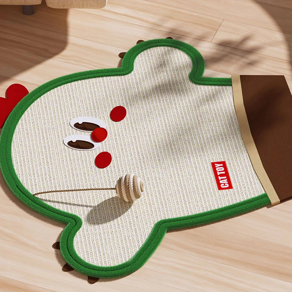 Sisal Wall-Mounted Cat Scratching Pad - Heavy Duty Anti-Shed Design (Velcro Fixing) - Image 15
