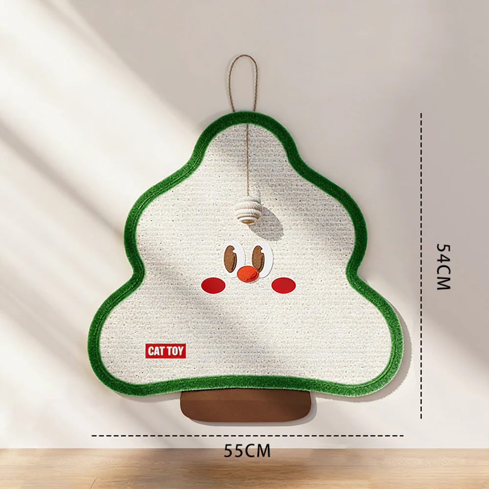 Sisal Wall-Mounted Cat Scratching Pad - Heavy Duty Anti-Shed Design (Velcro Fixing) - Image 9
