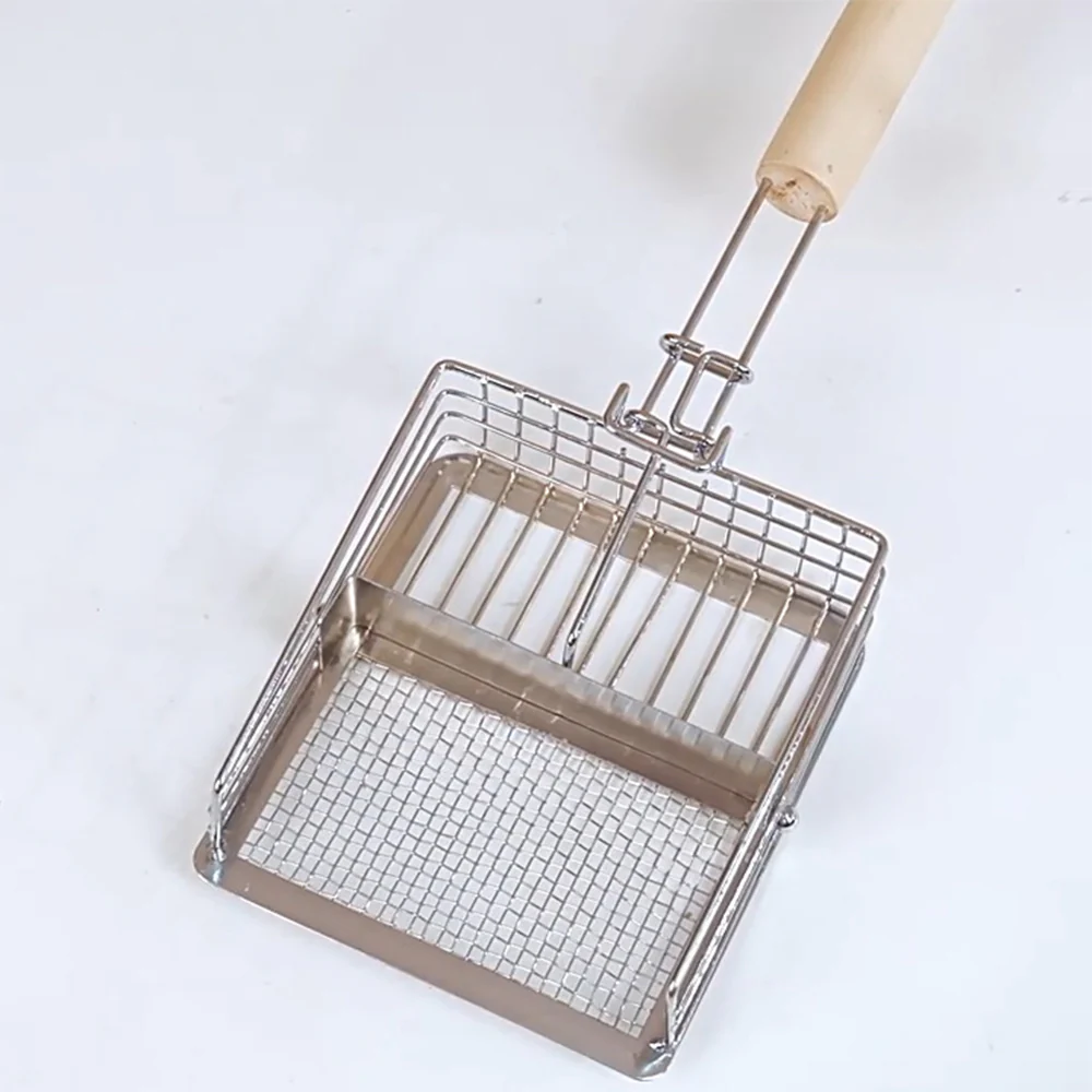 Sliding Sifting Cat Litter Scoop – Dual Mesh, Non-Stick Design - Image 2