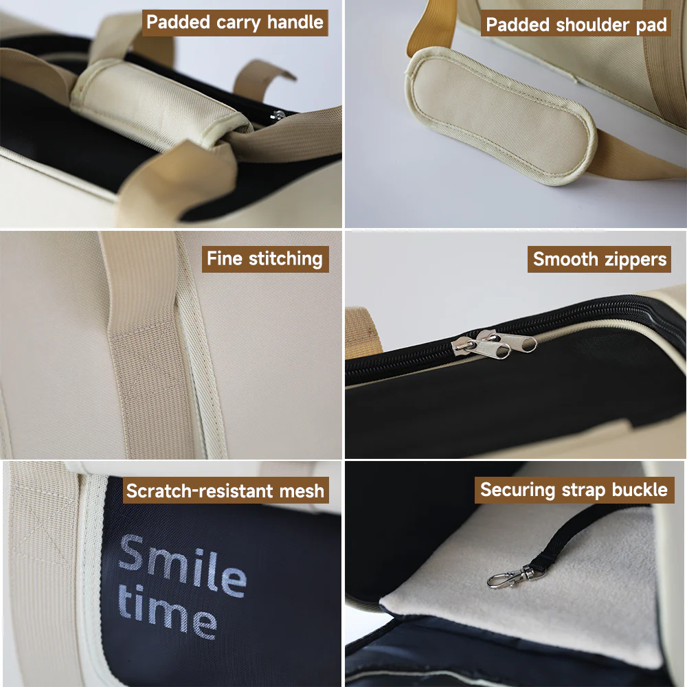 SMILE TIME Amber Autumn Pet Carrier - Large 52.5x29x30cm - Image 12