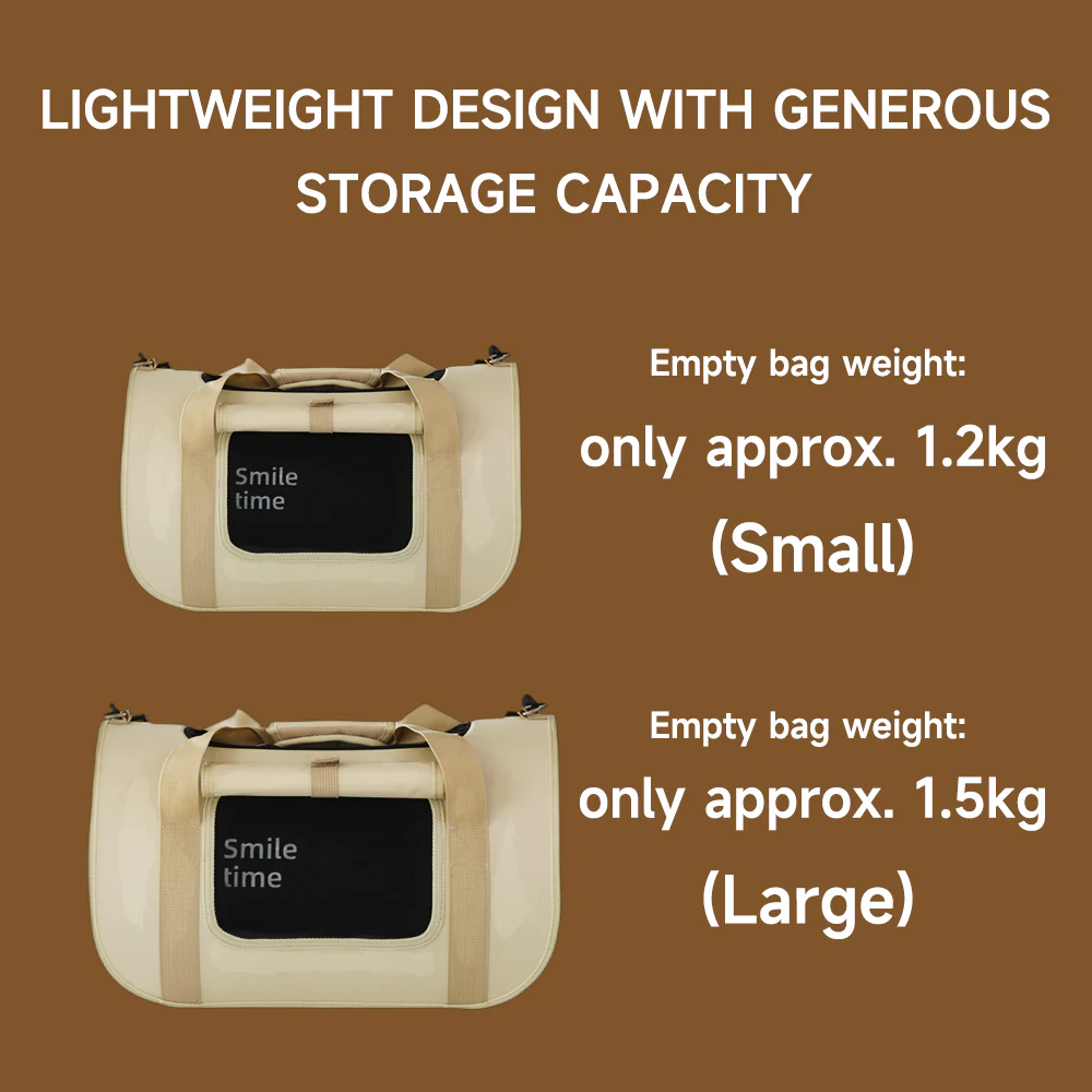 SMILE TIME Amber Autumn Pet Carrier - Large 52.5x29x30cm - Image 13