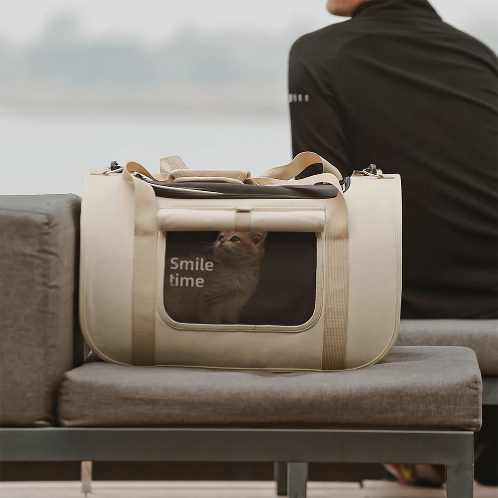SMILE TIME Amber Autumn Pet Carrier - Large 52.5x29x30cm - Image 3